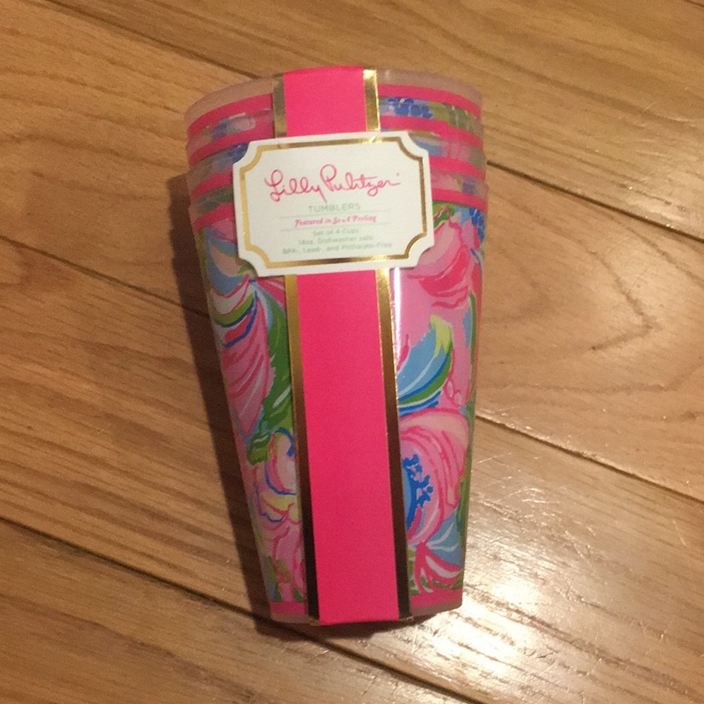 Lilly Pulitzer plastic cups